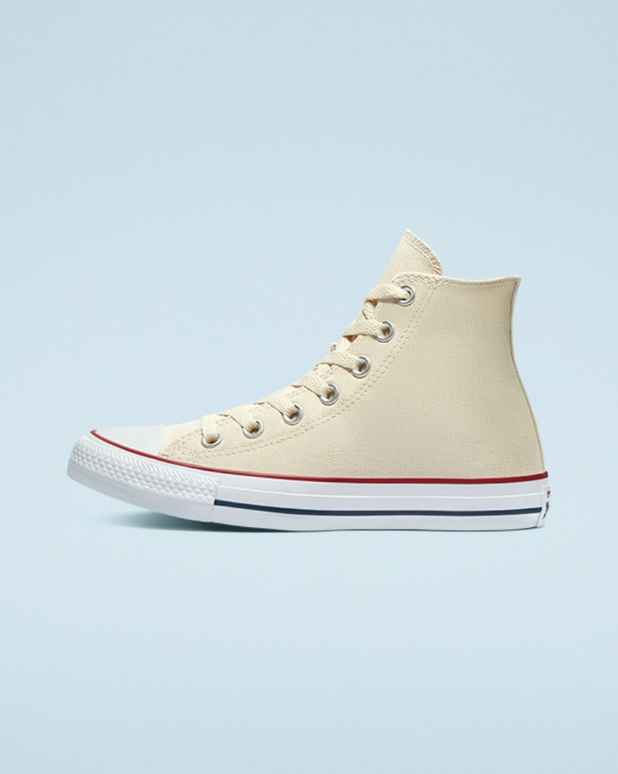 Tenisky Vysoke Converse Chuck Taylor All Star Klasické Damske Béžové Biele | SK FS11JO7